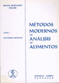 Métodos modernos de análisis de alimentos. Vol. I. Métodos ópticos.