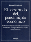 El desarrollo del pensamiento econmico.