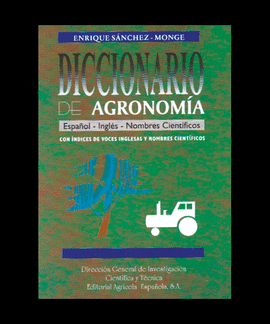 Diccionario de agronoma espaol-ingls, nombres cientficos