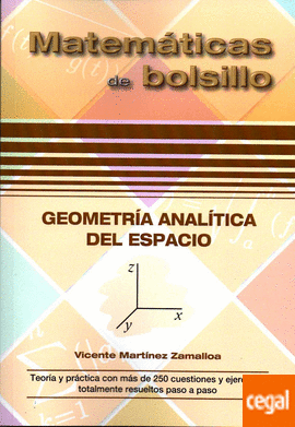 Geometra analtica del espacio. Matemticas de bolsillo