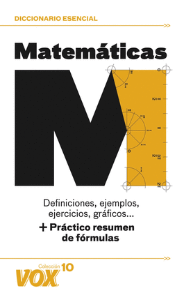 Diccionario esencial. Matemticas